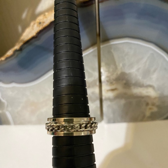 Source Unknown Silver Chain Ring - Picture 2 of 3